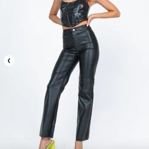 Princess Polly Macey Pants Black